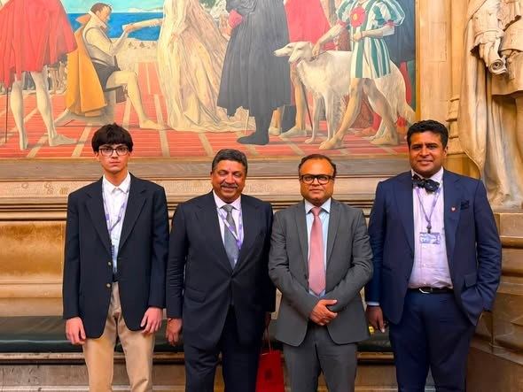 With a delegation at Westminster