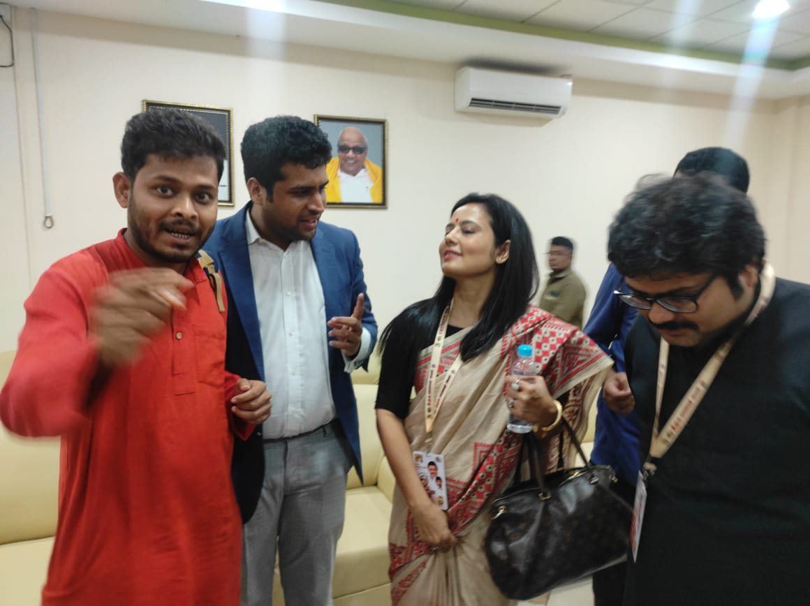 With Mahua Moitra